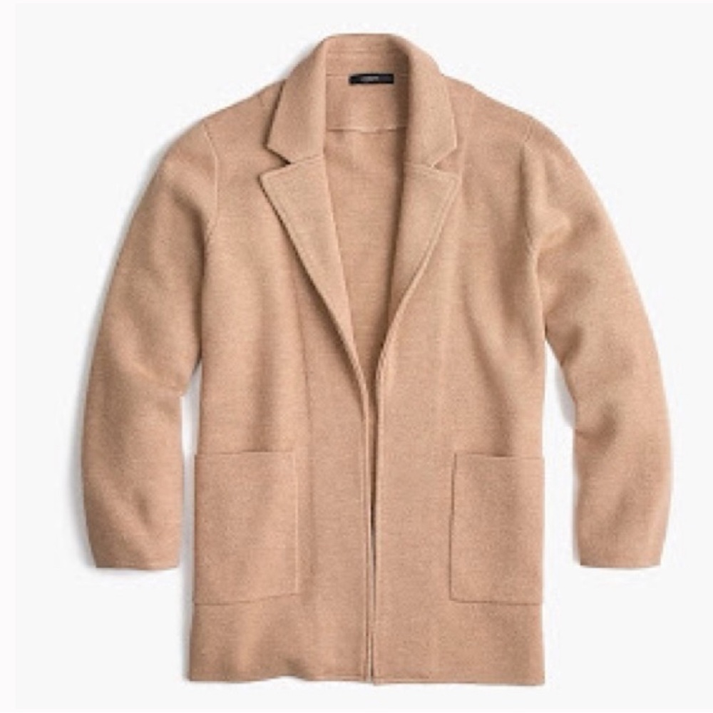 J.Crew Sophie open-front sweater-blazer 100% Merino Wool
XS great condition